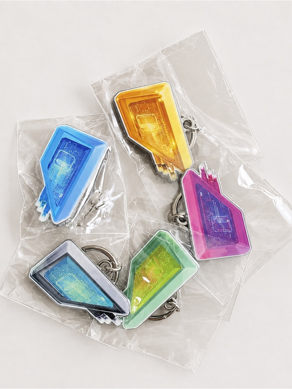 Pokémon GO Fest Chicago 2026 Lure Module Keychain Set of 5 New Sealed